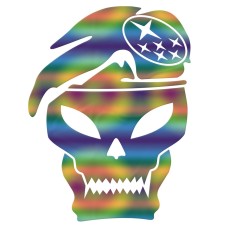 Sticker Subaru Skull 2 , Autocolant Cu Design Indraznet pentru Masina Ta