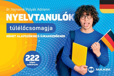 Nyelvtanul&amp;oacute;k t&amp;uacute;l&amp;eacute;lőcsomagja - Kieg&amp;eacute;sz&amp;iacute;tő n&amp;eacute;met sz&amp;oacute;kincs kezdőknek 222 k&amp;eacute;pes sz&amp;oacute;k&amp;aacute;rty&amp;aacute;n - dr. Vajnain&amp;eacute; Poly&amp;aacute;k Adrienn foto