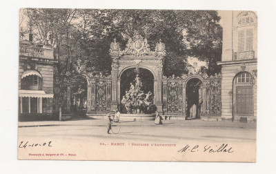 FV4-Carte Postala- FRANTA - Nancy, Fontaine d&amp;#039;Amphitrite, circulata 1902 foto