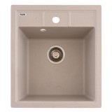 FCB-4651BA/1, Chiuveta de bucatarie din granit cu o cuva, seria BRICK, Aventa, 460x515x200 mm, FLOW