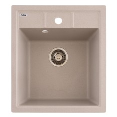 Chiuveta de bucatarie din granit cu 1 cuva Flow Brick Aventa 460x515x200 mm