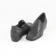 Pantofi casual dama piele naturala - Nicolis negru - Marimea 36 foto