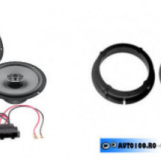 Boxe Hertz 165 mm cu inele si conector mufa Skoda Fabia