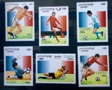 Cumpara ieftin Cambodgia 1996 fotbal, Campionatul mondial Franța &#039;98 serie 6v MNH