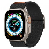 Curea Spigen Fit Lite Ultra pentru Apple Watch 49mm / 46mm / 45mm / 44mm / 42mm Series, Neagra AMP05983