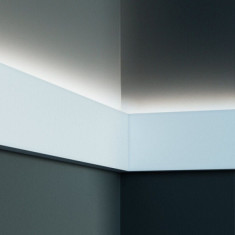 Profil pentru banda LED din poliuretan KF504 - 10.2x2.5x200 cm