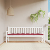 Gossi perna banca de gradina, rosu vin, 200x50x7 cm, textil oxford