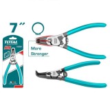 TOTAL - CLESTE PENTRU PENTRU SIGURANTE EXTERNE - CAP INDOIT - 7&quot;/180MM (INDUSTRIAL) PowerTool TopQuality