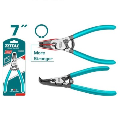 TOTAL - CLESTE PENTRU PENTRU SIGURANTE EXTERNE - CAP INDOIT - 7&amp;quot;/180MM (INDUSTRIAL) PowerTool TopQuality foto