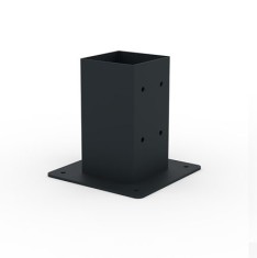 Kit pergola, conectori pergola, 10 conectori metal, culoare neagra, 100x100mm foto