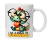 Cana alba personalizata &quot;i am allergic to mornings&quot;, INOVATIX&reg;. 330ml, Oem