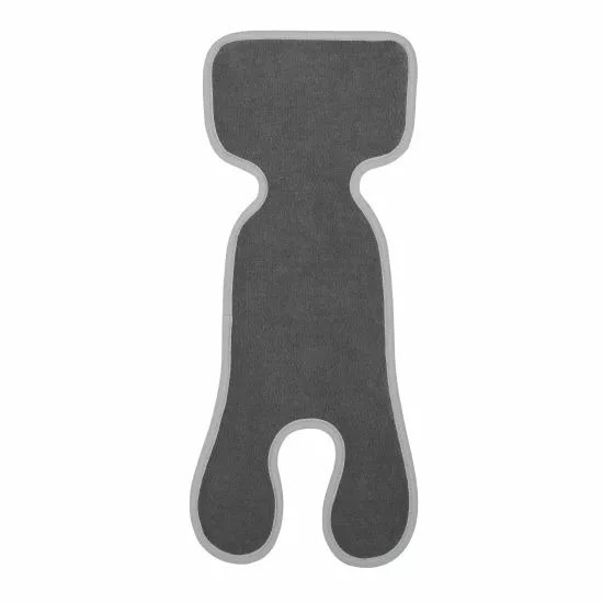 Protectie antitranspiratie pentru scaun auto copii, Grupa 0+, AirCuddle, gri inchis