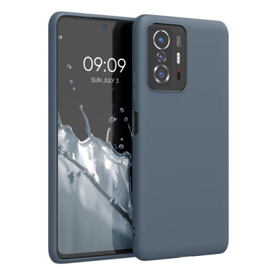 Husa pentru Xiaomi 11T / 11T Pro, Silicon, Albastru, 56245.202, kwmobile foto