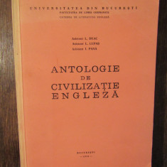 Antologie de civilizație engleză - L. Deac, L. Lupaș, I. Pană