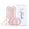 Set Ondulator fara Caldura pentru bucle naturale Salestore.ro&reg;, din tesatura de calitate, 2 elastice, Clesti par, Roz