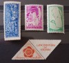 Romania 1957 lp 434 , Lp 434 a, Al IV lea Festival al tineretului nestampilat, Stampilat