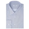 Camasa barbati alba print geometric C001SL