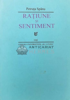 Rațiune și Sentiment - 1999 - Petruța Sp&amp;acirc;nu ($T195) foto