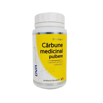 Carbune Medicinal Pulbere 200gr DVR Pharma foto