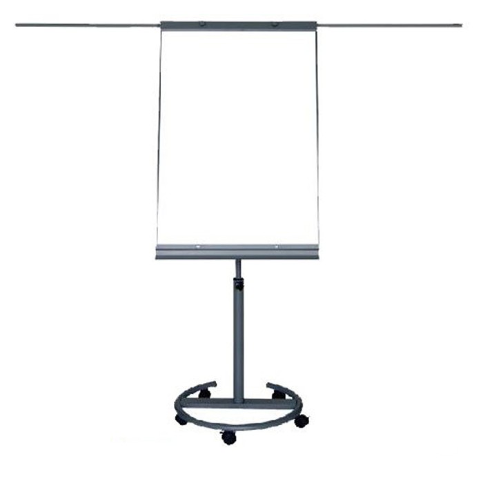 Flipchart magnetic mobil cu brate 70&amp;#215;100 cm, VISUAL