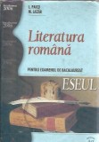 Literatura romana Eseul pentru Bacalaureat L. Paicu Editura Art 2006