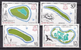 Kiribati 1985 insule MI 455-458 MNH, Nestampilat