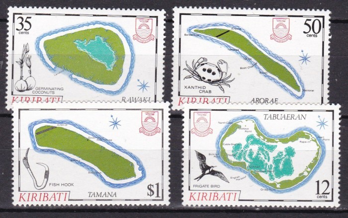 Kiribati 1985 insule MI 455-458 MNH