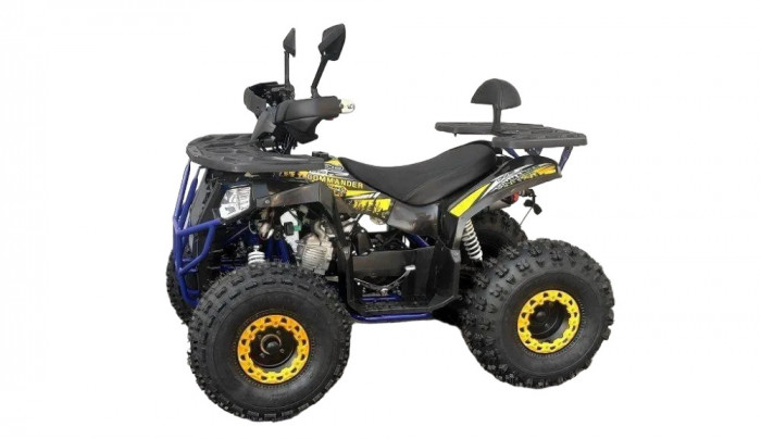 ATV KXD Commander Merlin 4T 140cc - 007 roti de 8&amp;quot; culoare negru/galben Cod Produs: MX_NEW 7076BKY