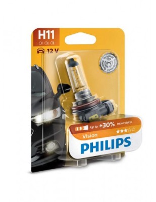 Bec auto Philips H11 Vision +30% 12V , 55W foto