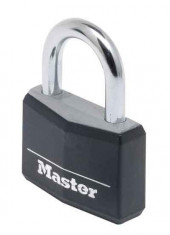 Lacat aluminiu protejat cu vinil - MASTER LOCK - 9150EURDBLK 50 mm foto