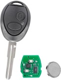 Cheie Auto Programabila Completa Techstar, 433MHz cu 2 butoane, compatibila Land Rover Discovery 2 TD4 TD5 1998&ndash;2004 &ndash; cip ID73, FCCID: N5FVALTX3, cu