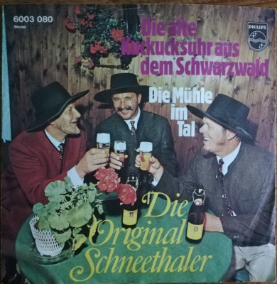 Disc Vinil 7# Die Original Schneethaler -Philips &amp;lrm;&amp;ndash; 6003 080 foto