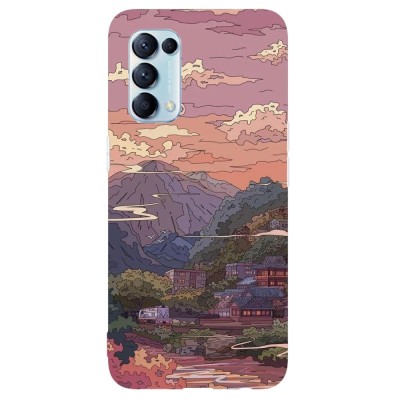 Husa compatibila cu Oppo Find X3 Lite model Mountain train, Silicon, TPU, Viceversa foto