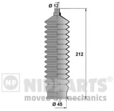 Kit burduf bieleta directie DAEWOO MATIZ (KLYA) (1998 - 2016) NIPPARTS J2840901