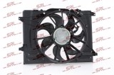 Ventilator radiator Kia Stinger 17-, motor: 2.0 T-GDI, 2.5 T-GDI, 3.3 V6 T, 4 pini, SRLine, 25380-J5100