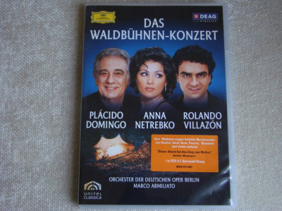 Concert PLACIDO DOMINGO / ANNA NETREBKO / ROLANDO VILLAZON - D V D Original foto
