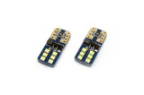 Set becuri auto cu LED CANBUS UltraBright compatibil T10e W5W 12 SMD Alb