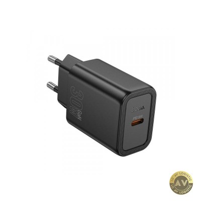 Incarcator Retea HOCO N62 30W 3A 1 x USB-C Negru foto