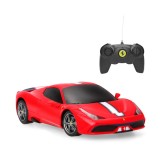 Cumpara ieftin Masinuta cu telecomanda Rastar Ferrari 458, 1:24, Rosu