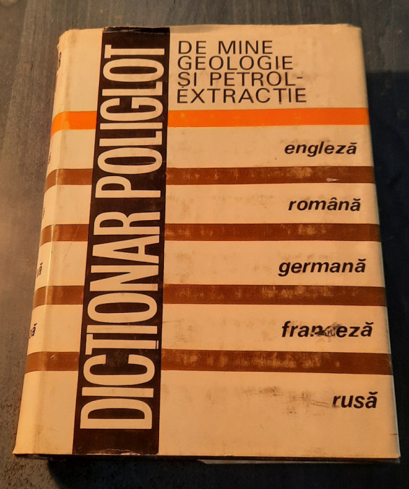 Dictionar poliglot se mine geologie si petrol extractie Popa Aron