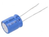 Condensator electrolitic THT 100uF 50V &Oslash;10x12mm 5mm