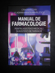 CRIN MARCEAN, VLADIMIR-MANTA MIHAILESCU - MANUAL DE FARMACOLOGIE (2018) foto