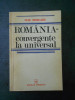 ILIE PURCARU - ROMANIA COVERGENTE LA UNIVERSAL