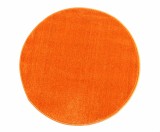 Cumpara ieftin Covor Rotund Camera Copii Kolibri 11000-160, Marime 80 x 80 cm, Portocaliu, Inaltime Fir 9 mm, Antialergic, Polipropilena, Gradinita, Cresa, Loc de Jo