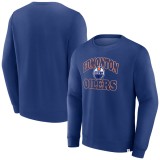 Edmonton Oilers hanorac de bărbați Fleece Crew - S