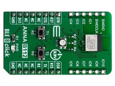 Click Board Bluetooth V5.0 BLE UART 3.3V BLE 8 Click foto