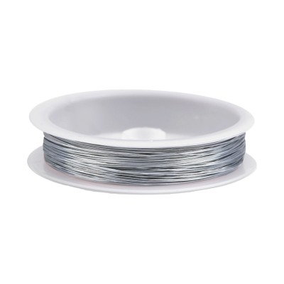 Sarma pentru decoratiuni Crisalida, diametru 0,4 mm, lungime 10 m, Argintiu foto