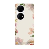 Husa compatibila cu Huawei Nova Y70 model Elegant flower design, Silicon, TPU, Viceversa, Transparent, Carcasa