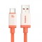 Cablu Date si Incarcare USB-A - USB-C Baseus Zero Degree Series, 100W, 2m, Rosu