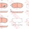 Set placute frana,frana disc SUBARU LEGACY V (BM, BR) (2009 - 2016) TRW GDB3371